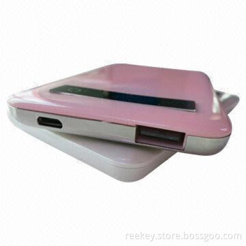Ultra-thin Power Bank with 5,200mAh, Classical Design